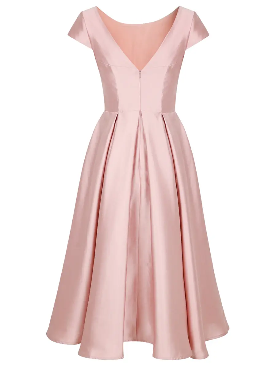 Платье однотонное