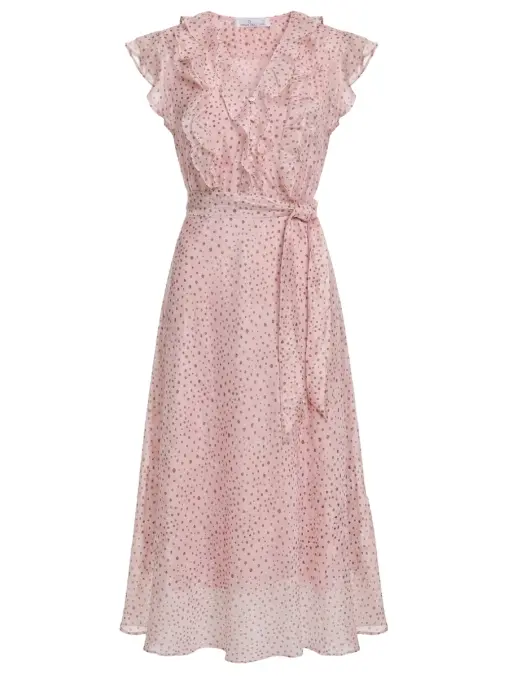 Платье с принтом EMILIA DELL'ORO