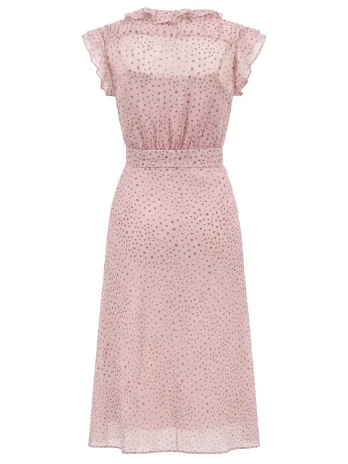 Платье с принтом EMILIA DELL'ORO