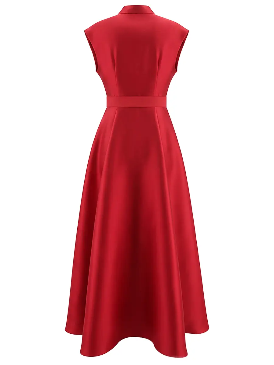 Платье однотонное