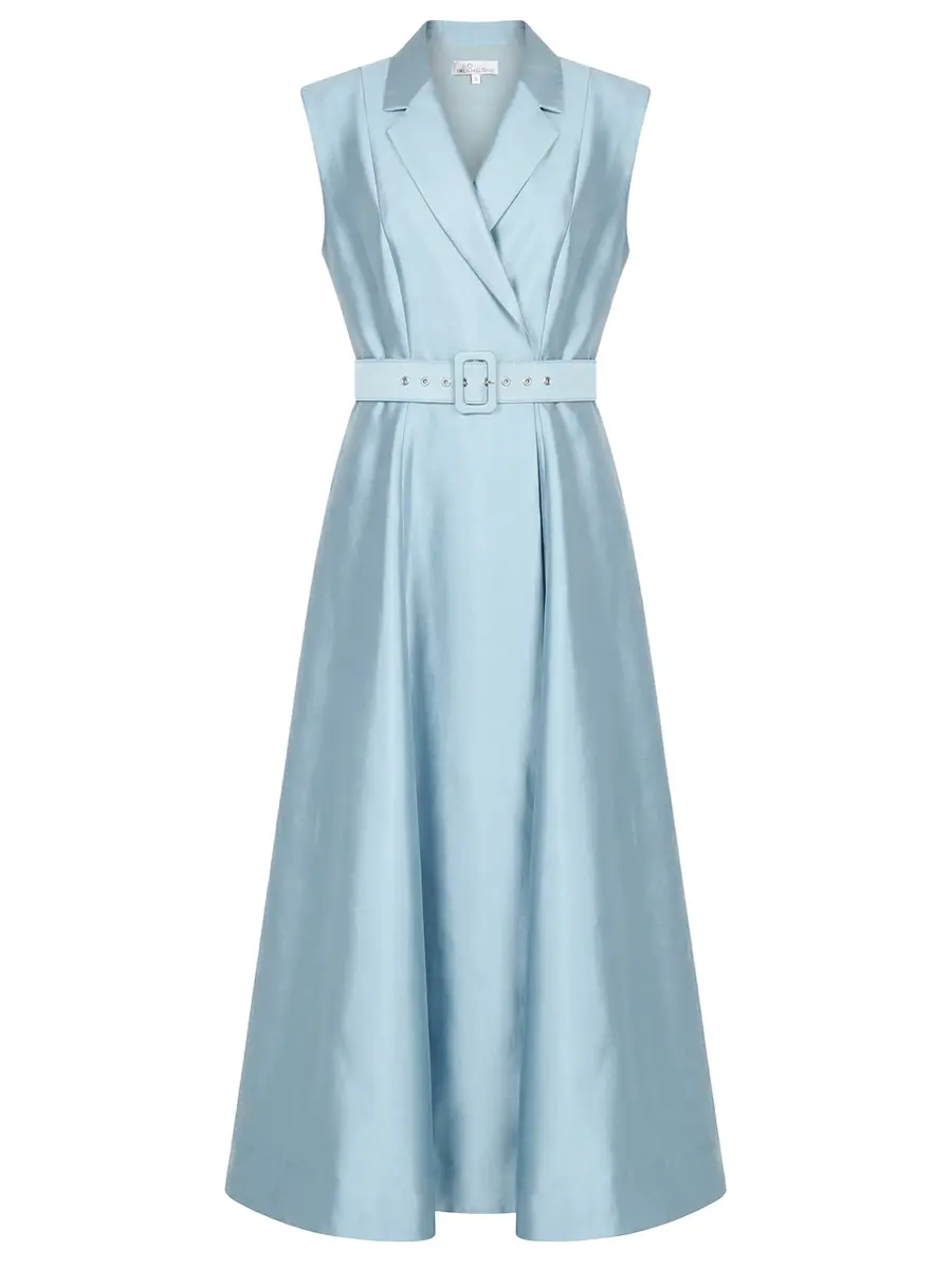 Платье однотонное