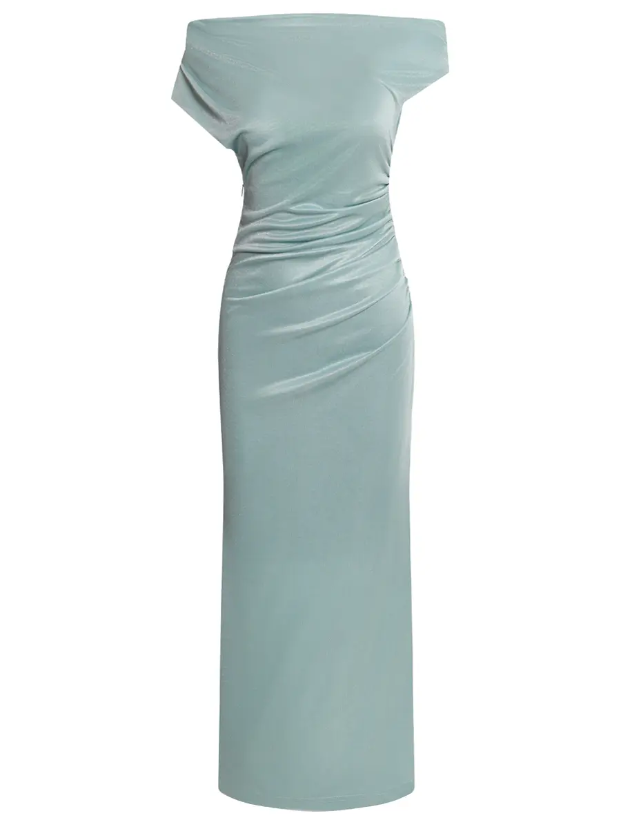 Платье однотонное