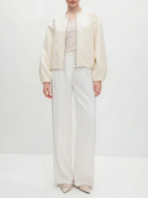 Бомбер с пайетками EMILIA DELL'ORO