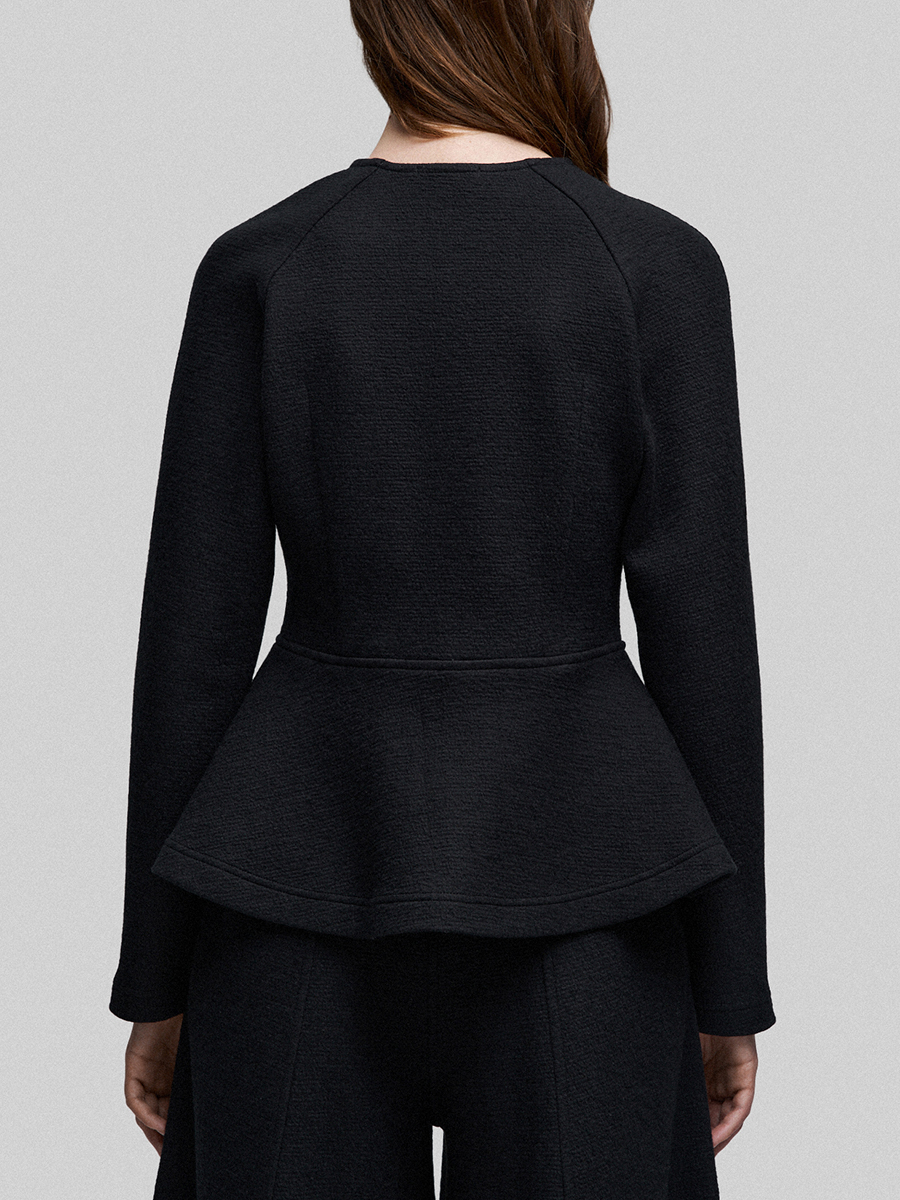 Джемпер с баской