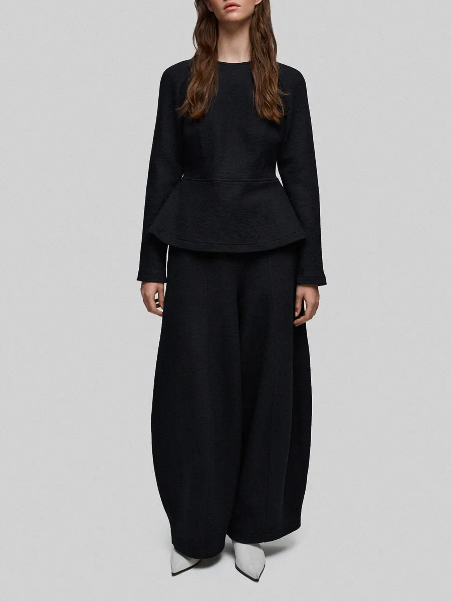 Джемпер с баской