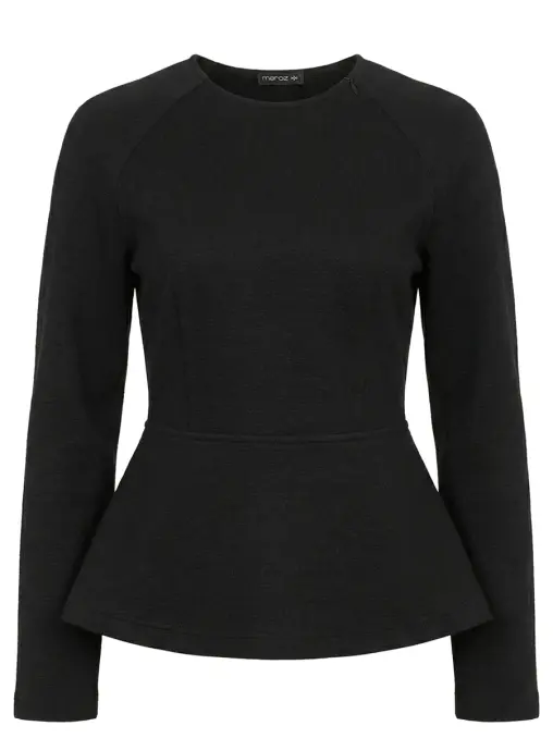 Джемпер с баской MAROZ