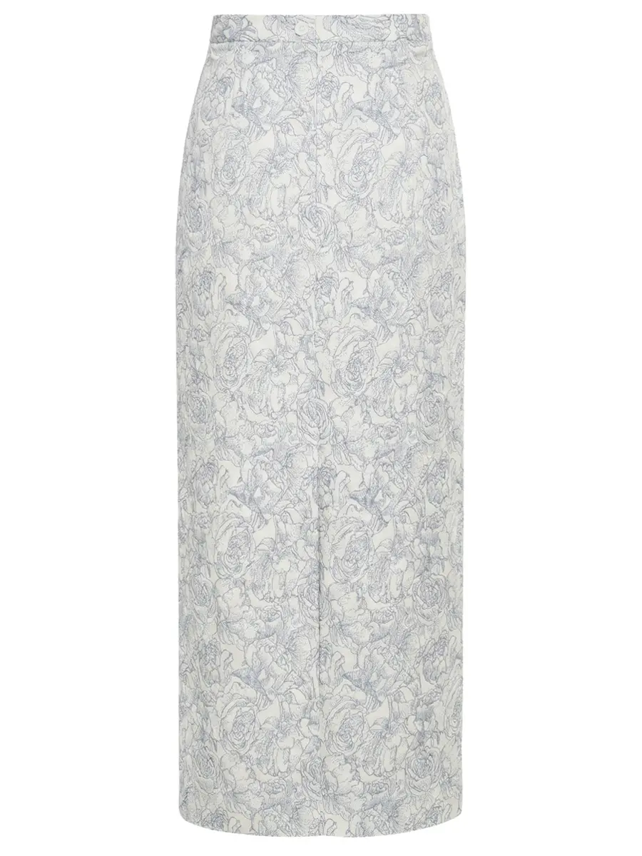 Юбка принтом