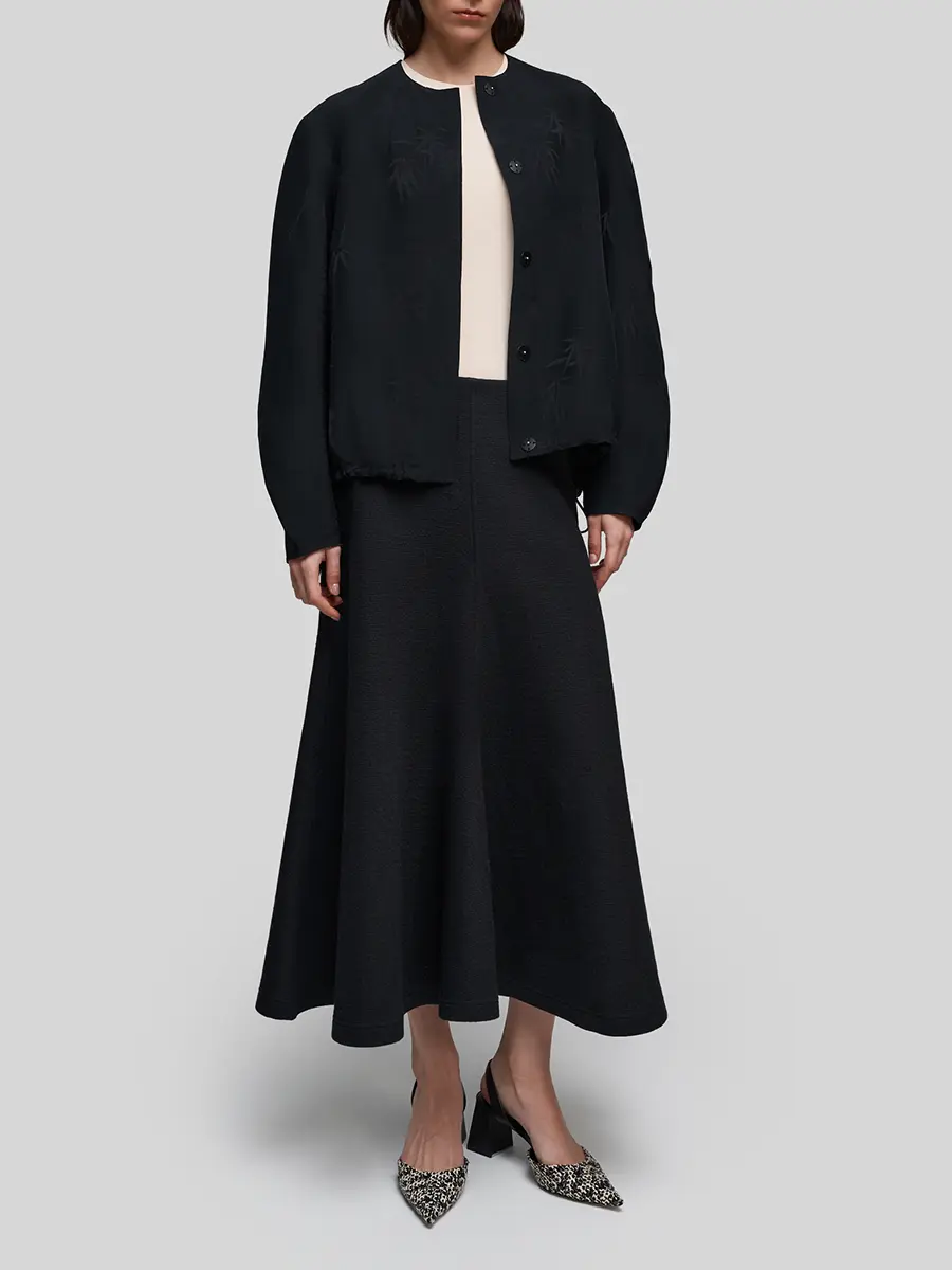 Бомбер из вискозы