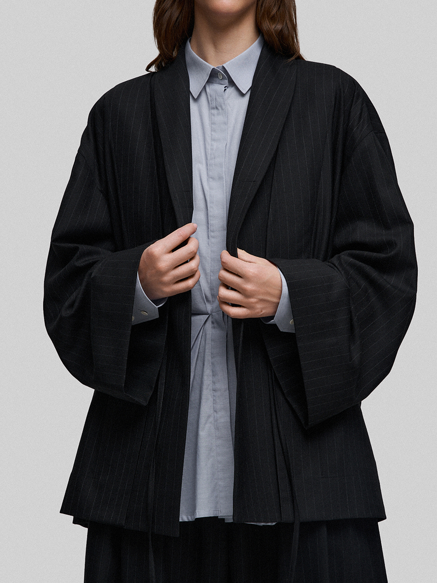 Жакет в полоску