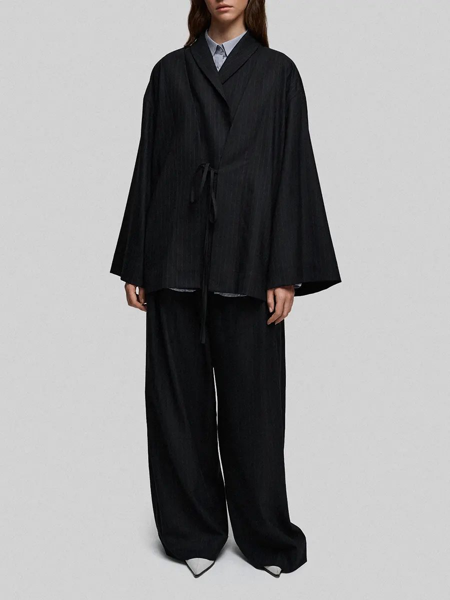 Жакет в полоску