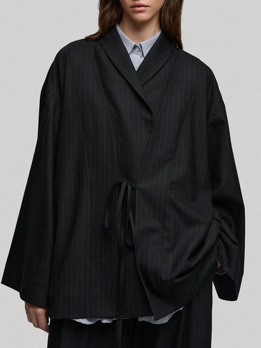 Жакет в полоску