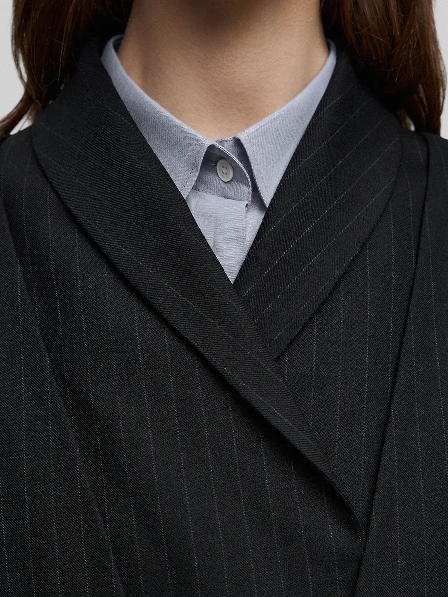 Жакет в полоску