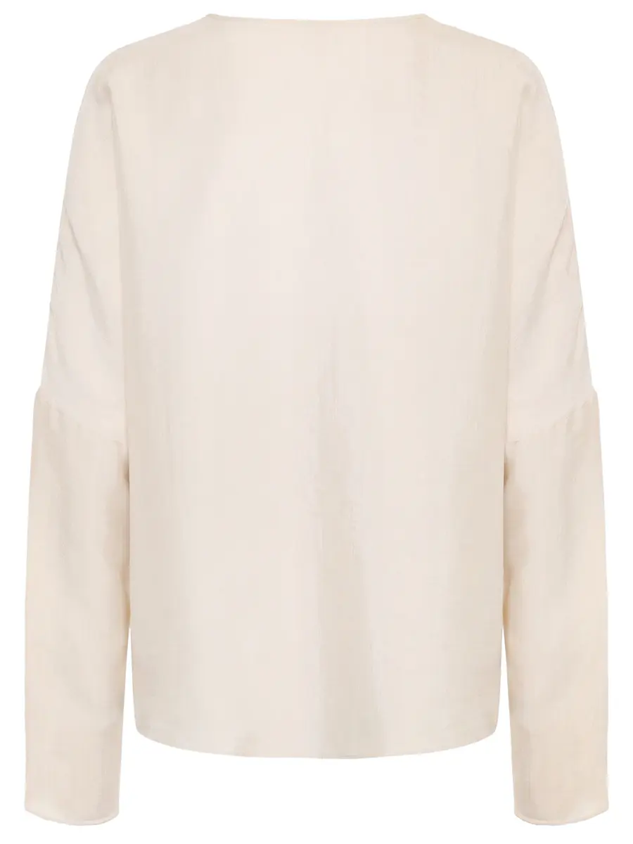 Блуза однотонная