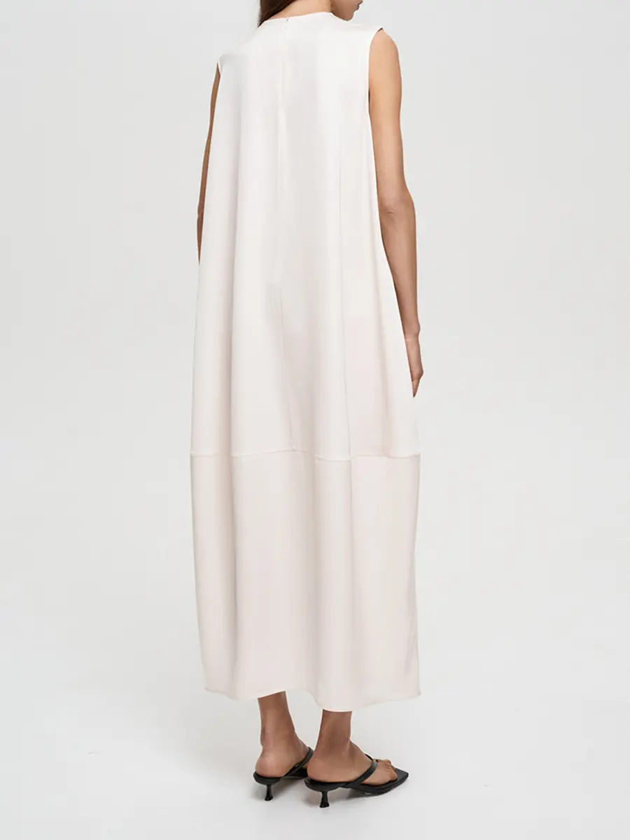 Платье однотонное