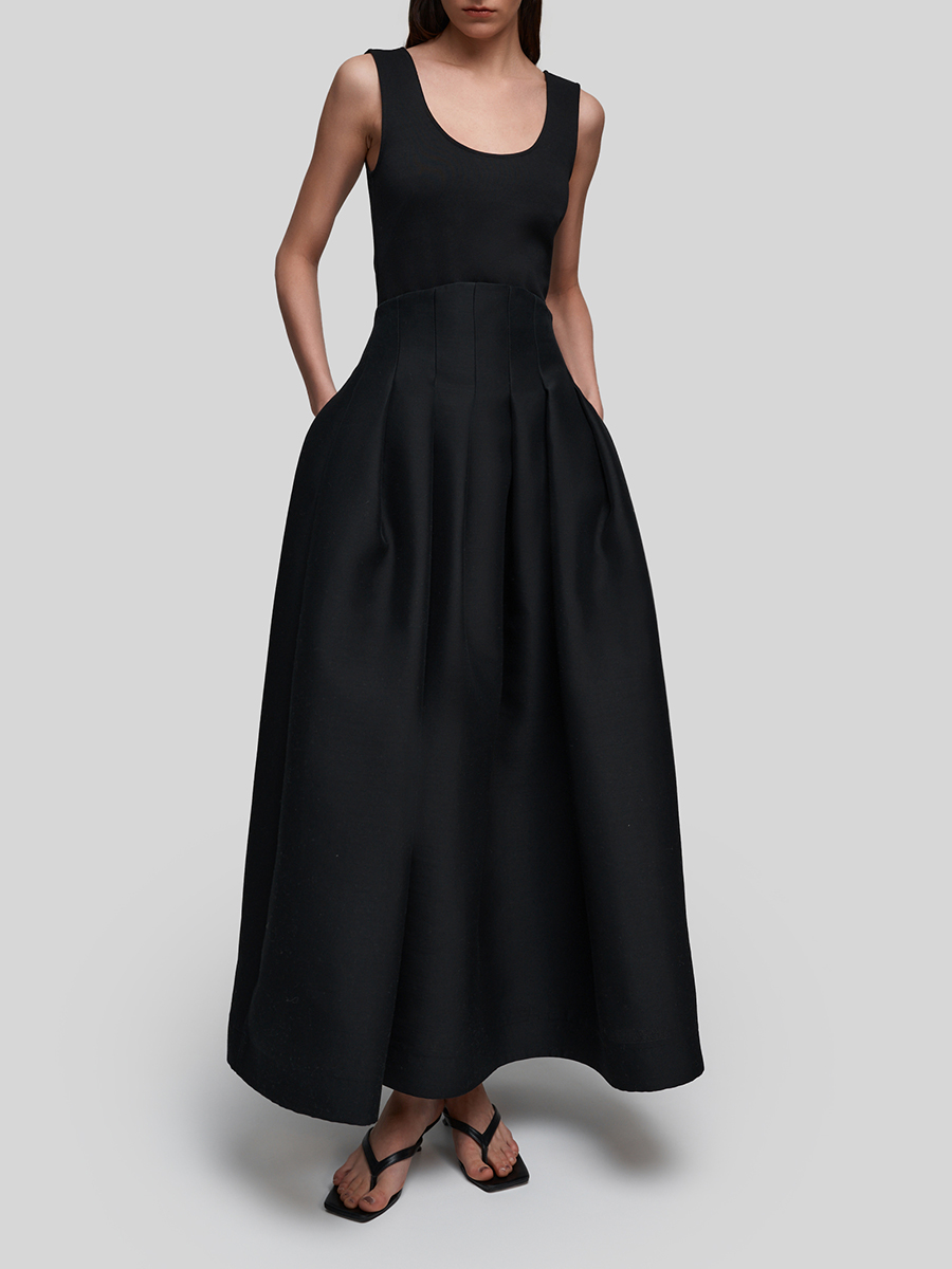 Топ из хлопка и вискозы