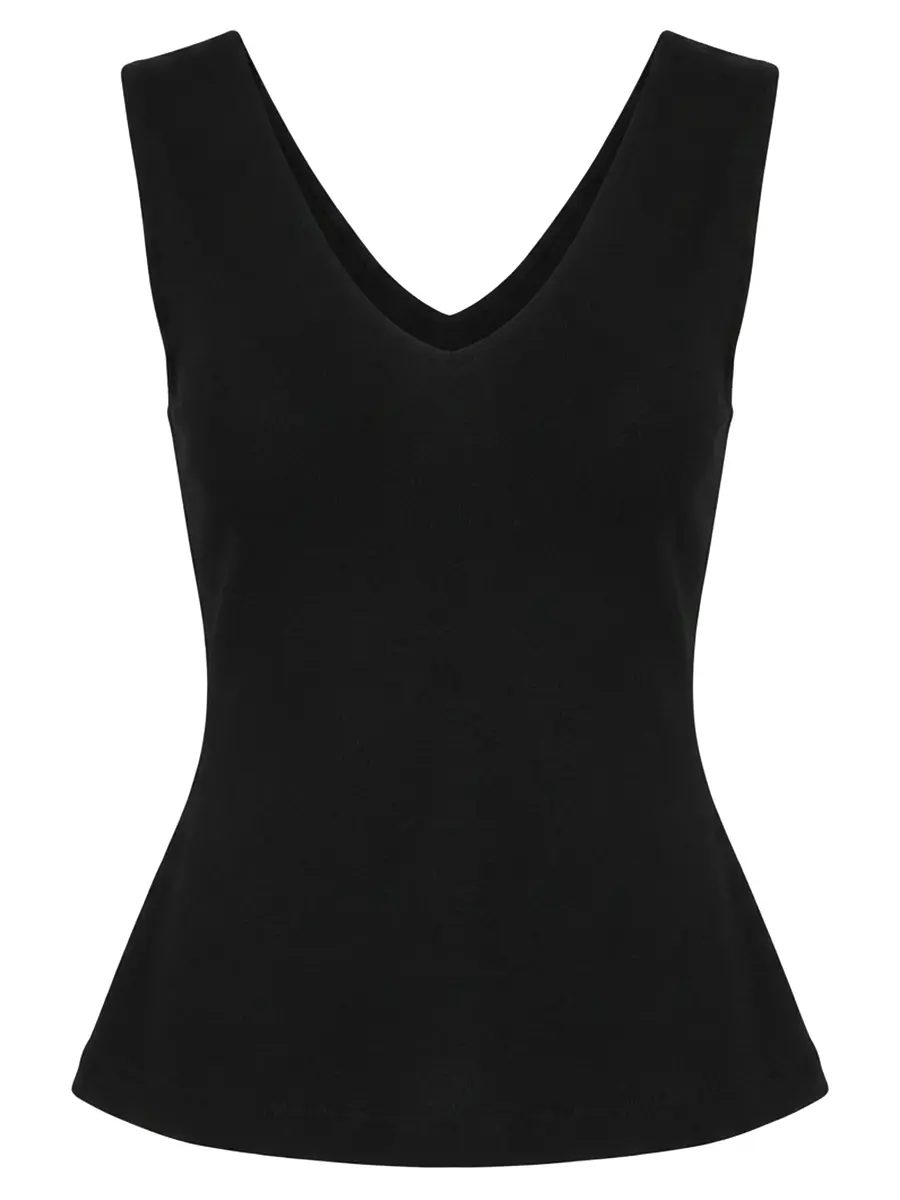 Топ из хлопка и вискозы