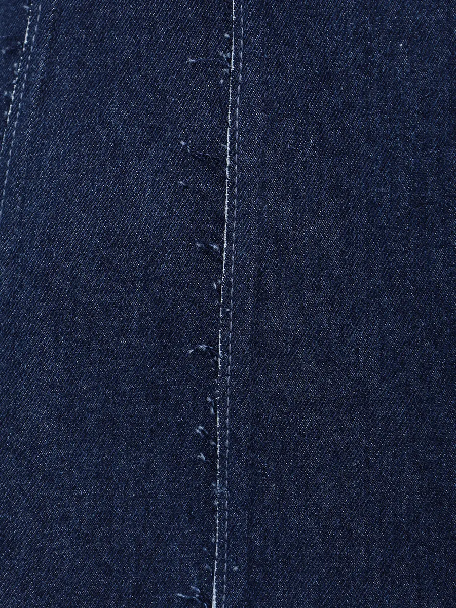 Платье джинсовое корсетное