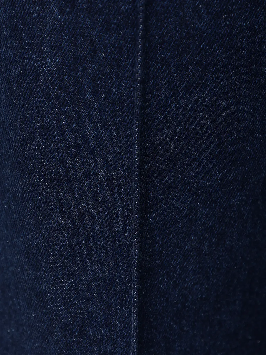 Джинсы-клеш хлопковые