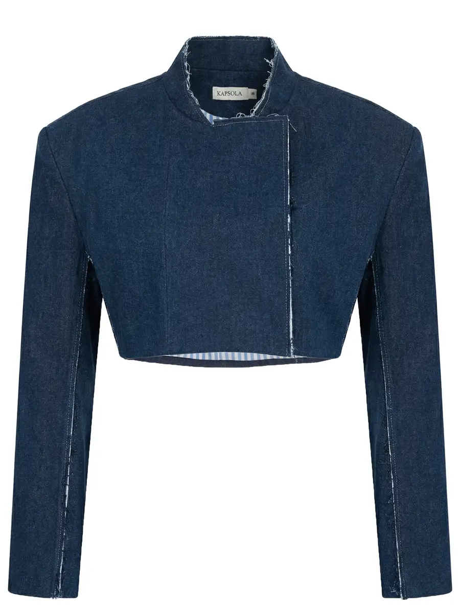 Жакет джинсовый