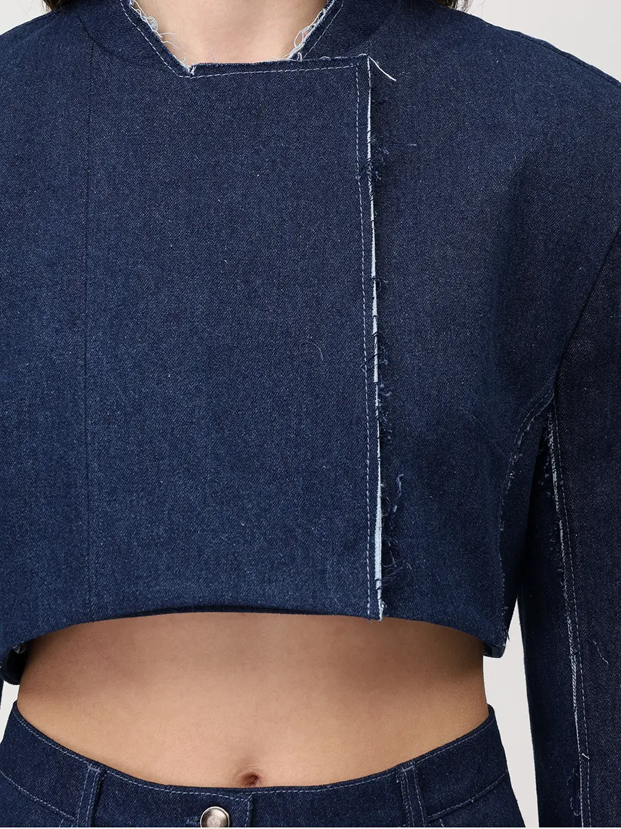 Жакет джинсовый