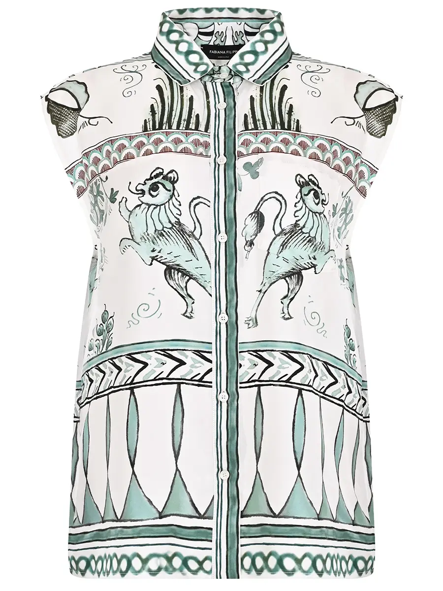 Топ шелковый