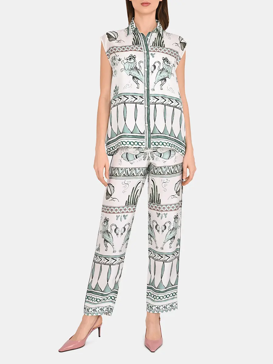 Топ шелковый