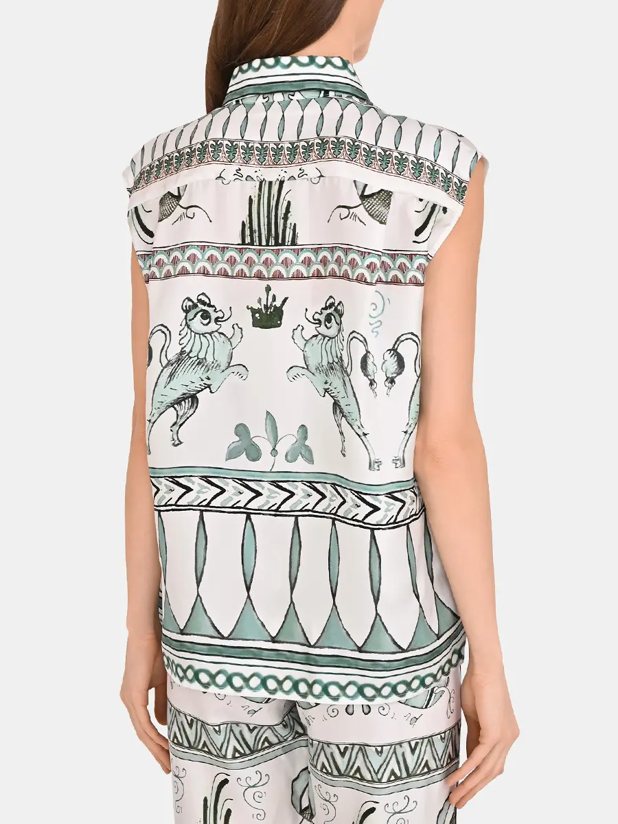 Топ шелковый