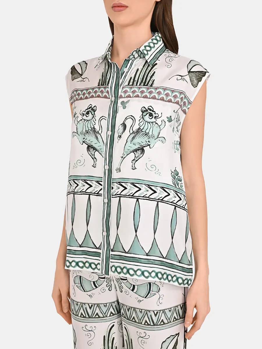 Топ шелковый