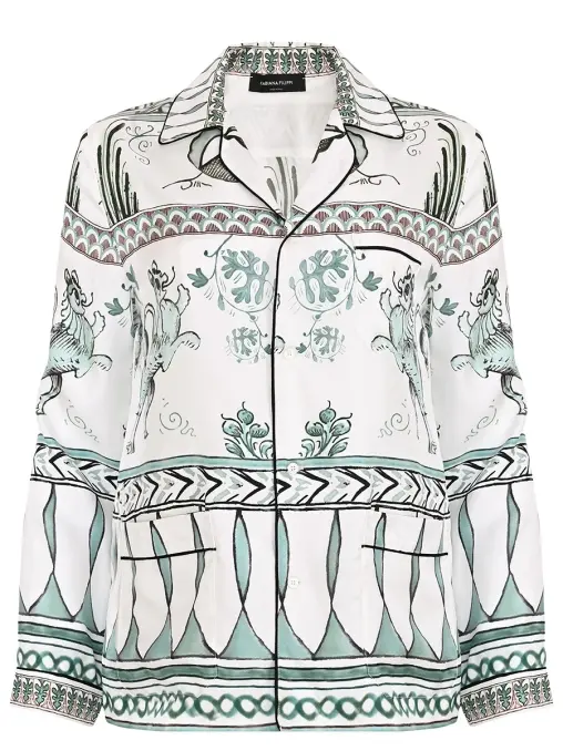 Рубашка шелковая FABIANA FILIPPI