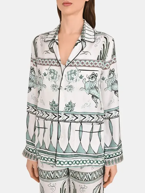 Рубашка шелковая FABIANA FILIPPI