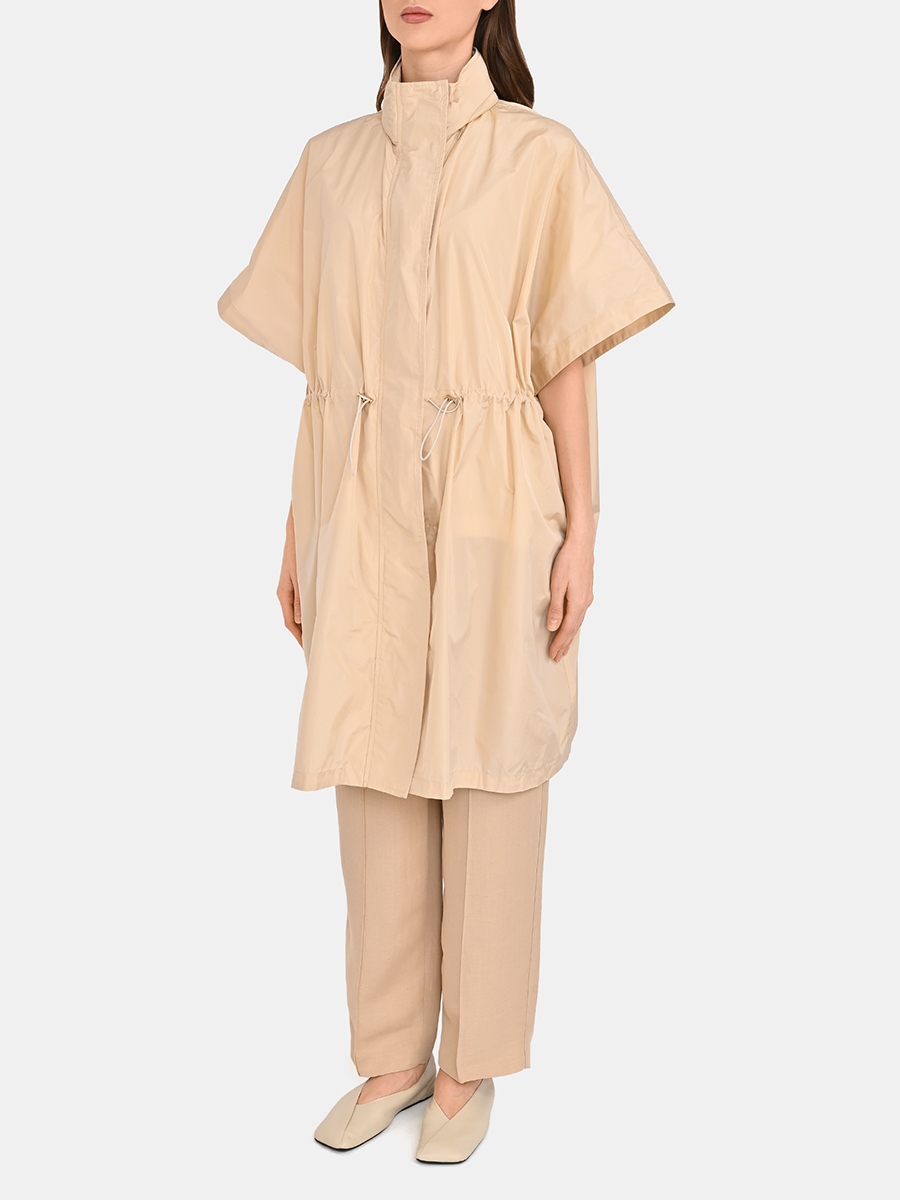 Плащ однотонный