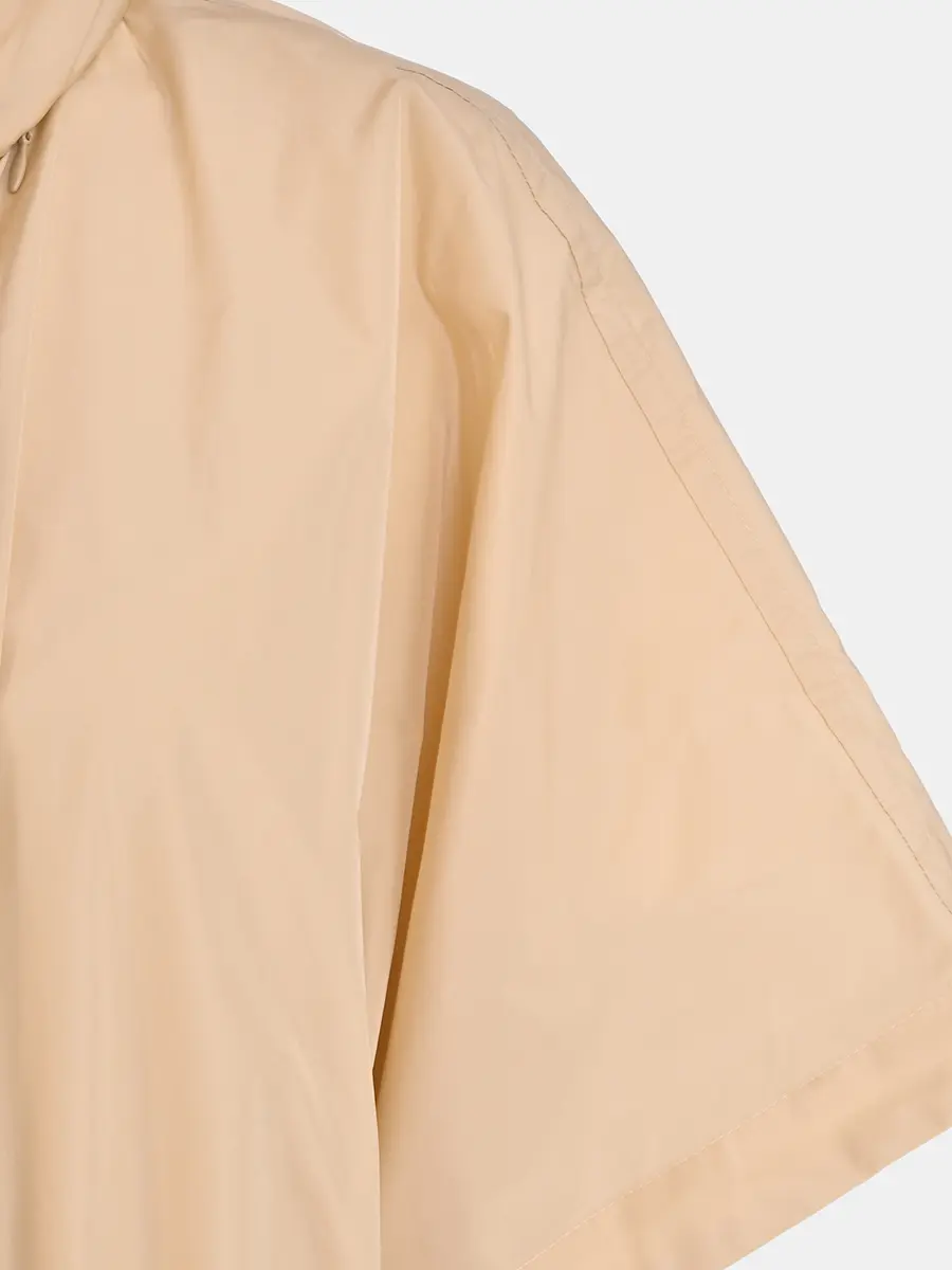 Плащ однотонный