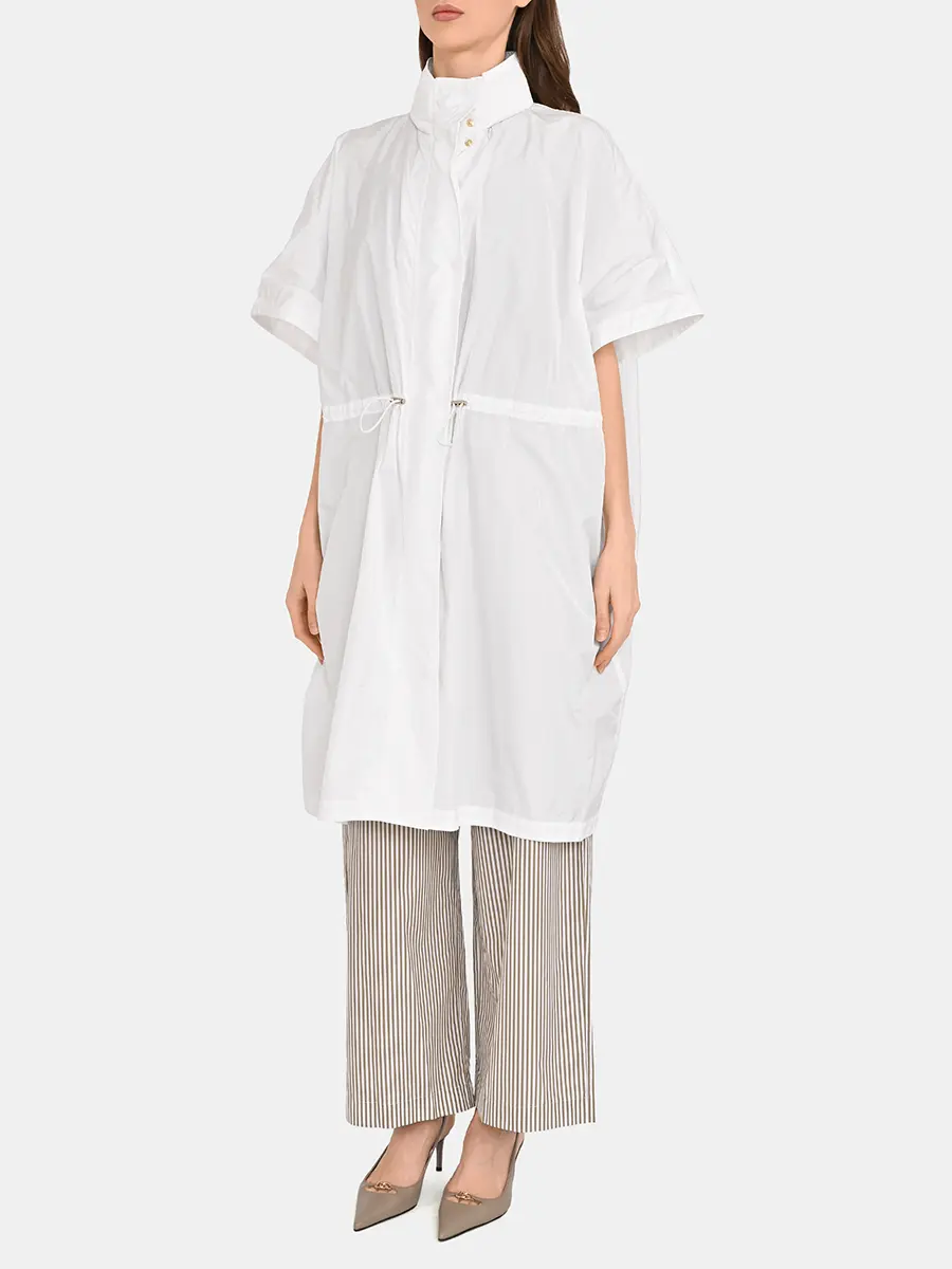 Плащ однотонный