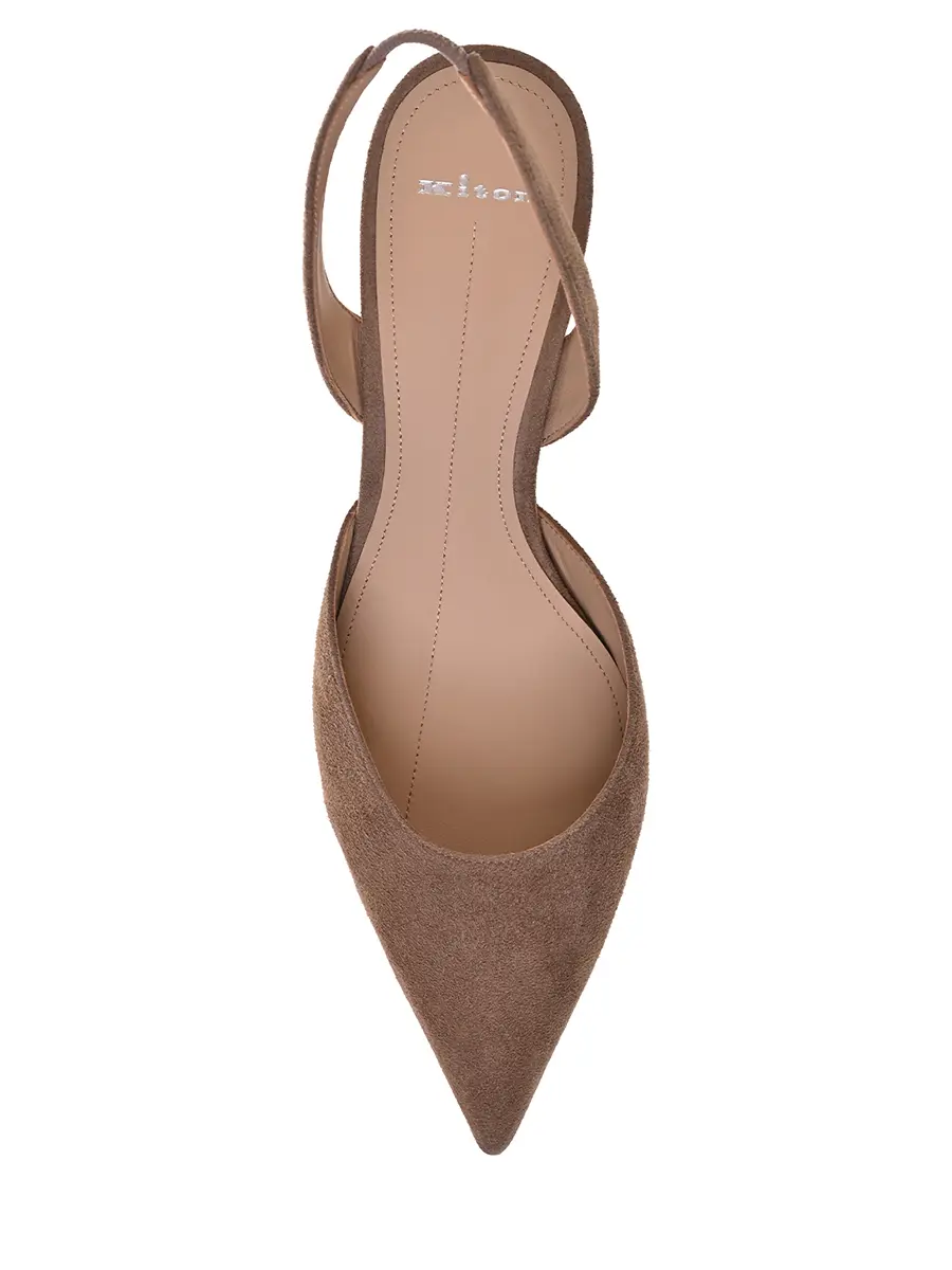 Туфли замшевые