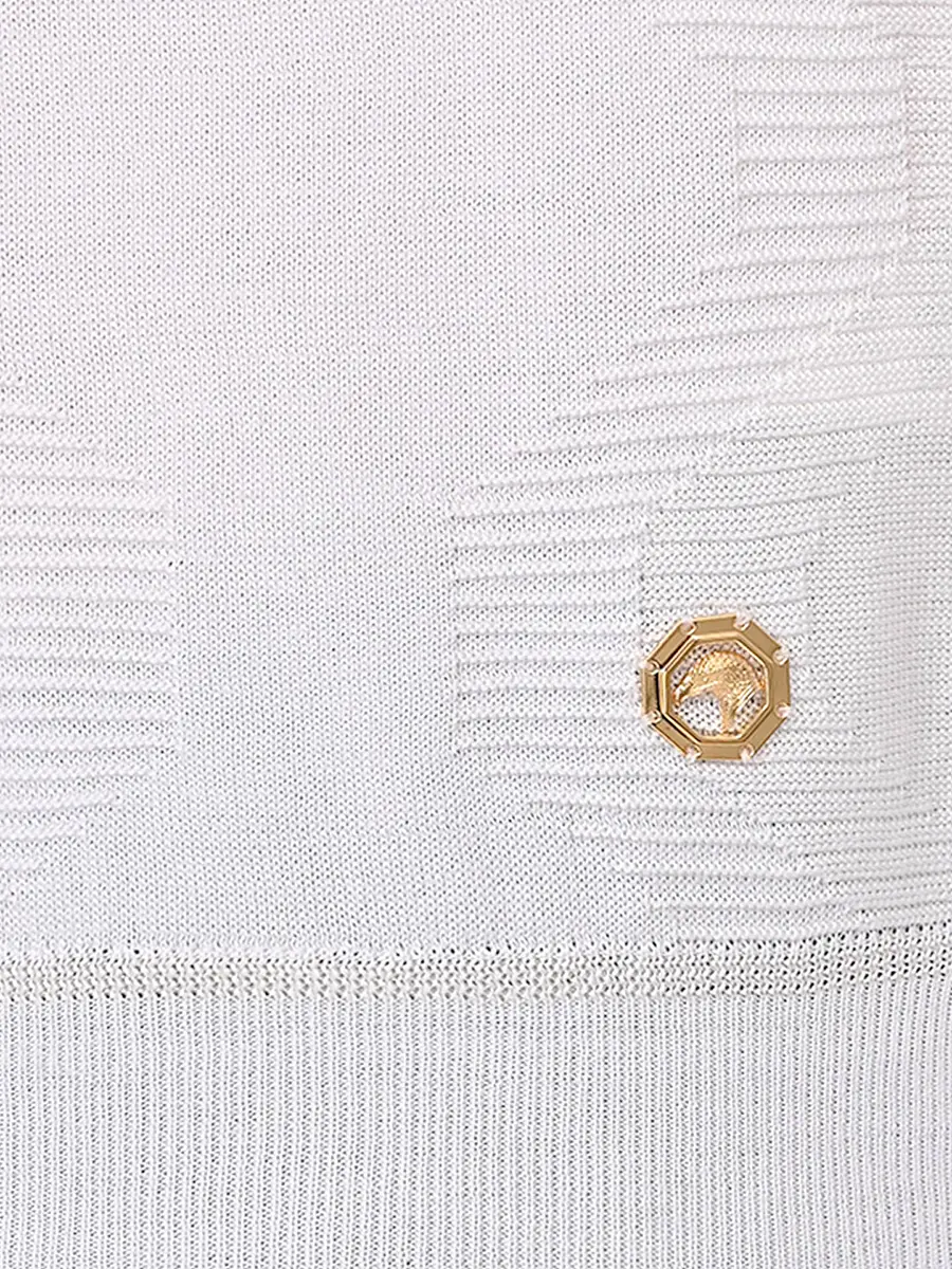 Поло из шелка и хлопка