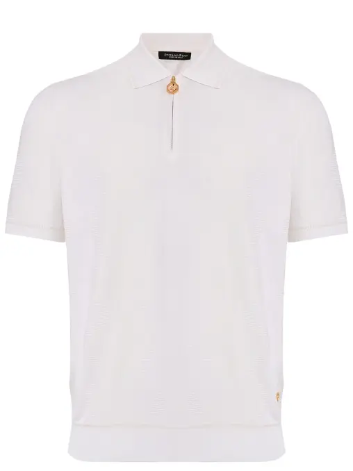 Поло из шелка и хлопка STEFANO RICCI
