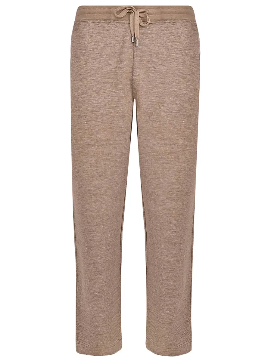 Брюки из шелка и льна