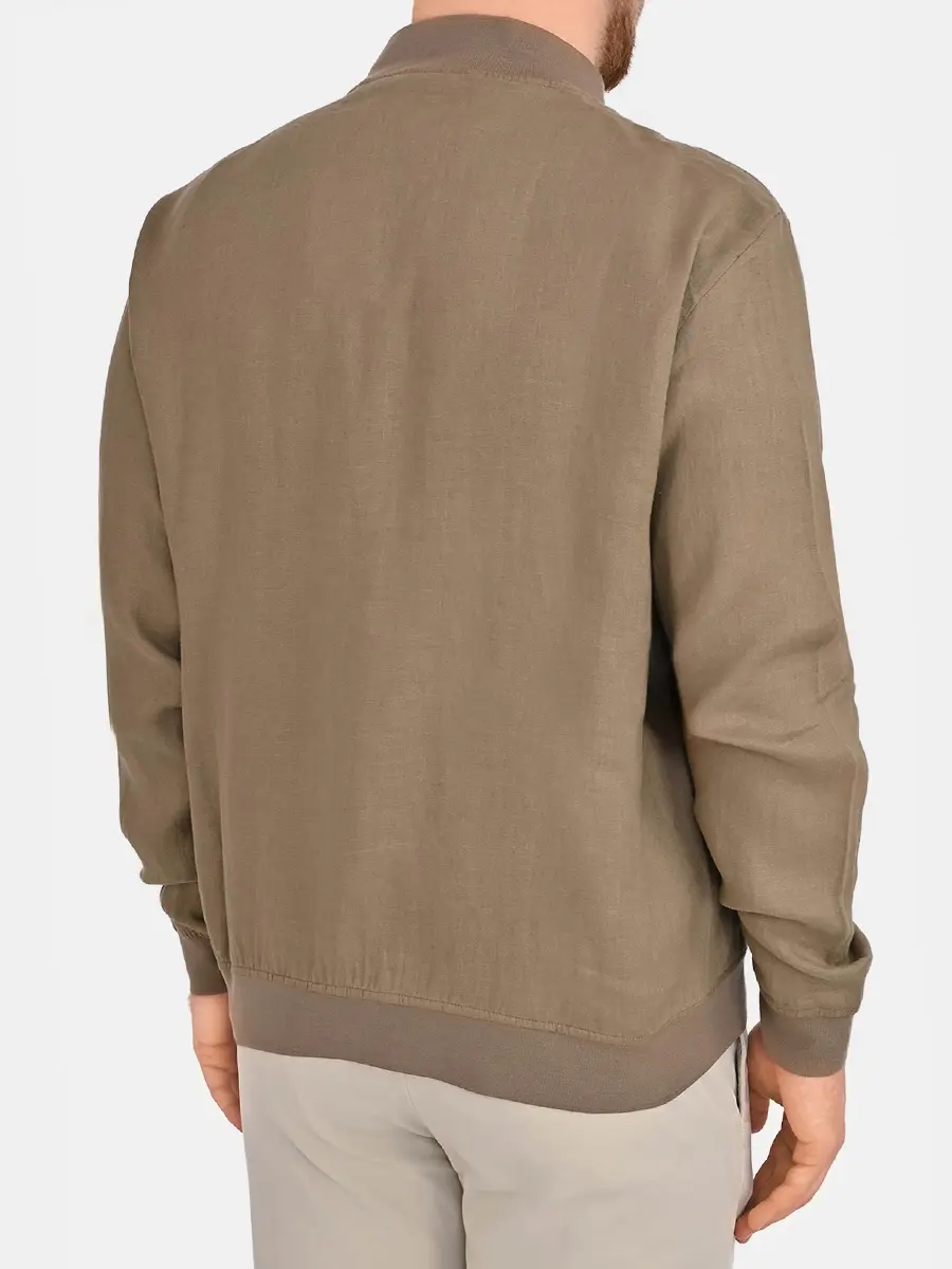 Бомбер льняной