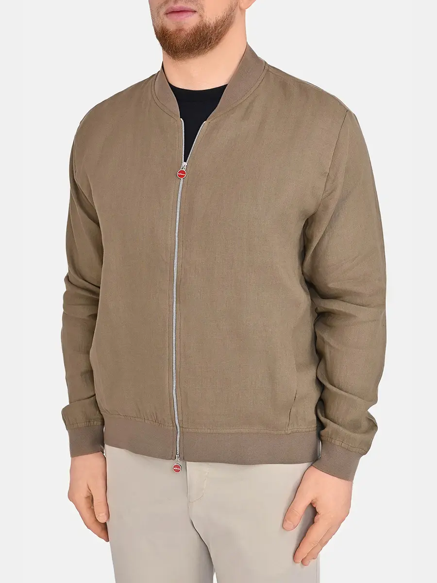 Бомбер льняной
