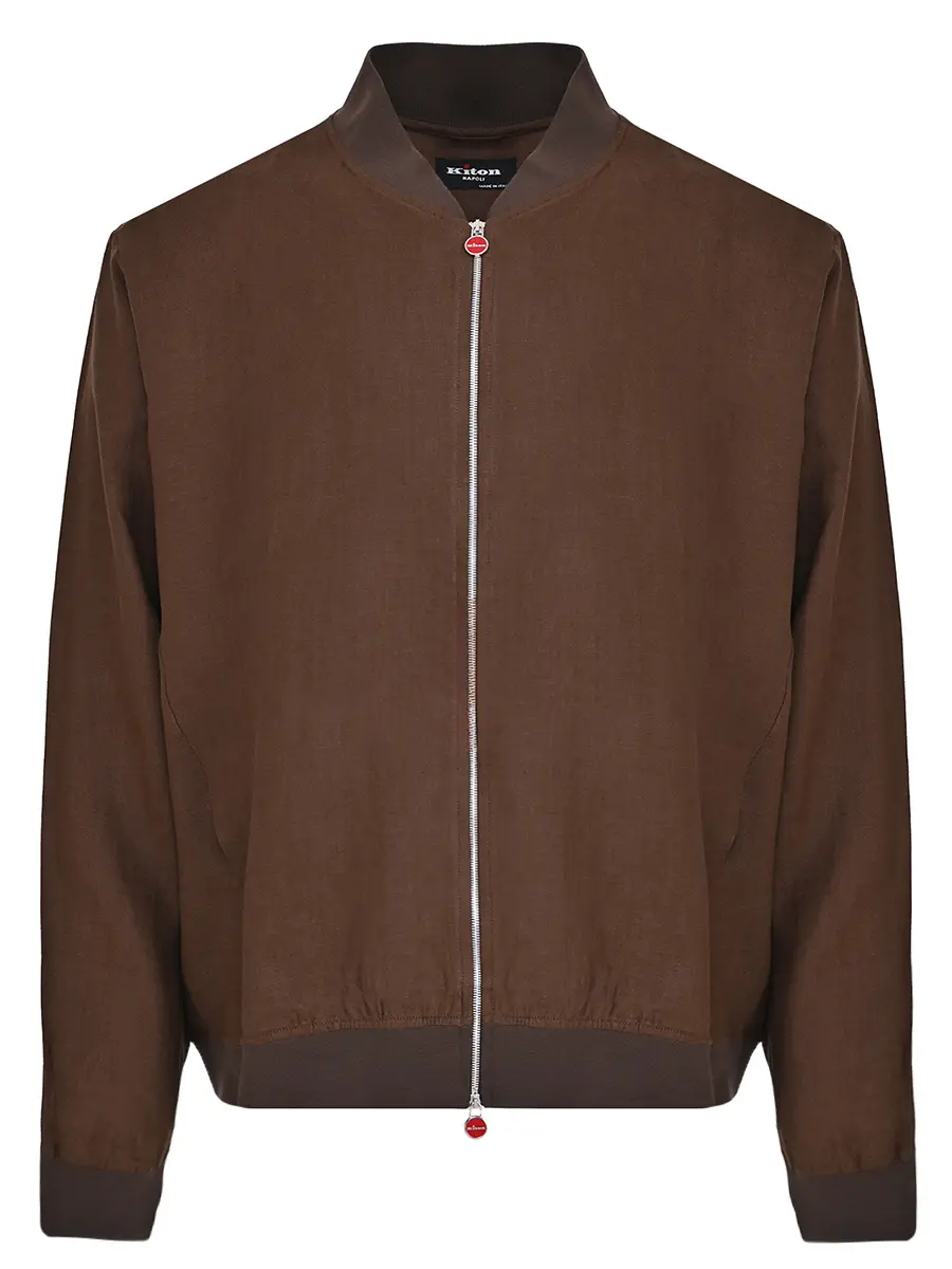 Бомбер льняной