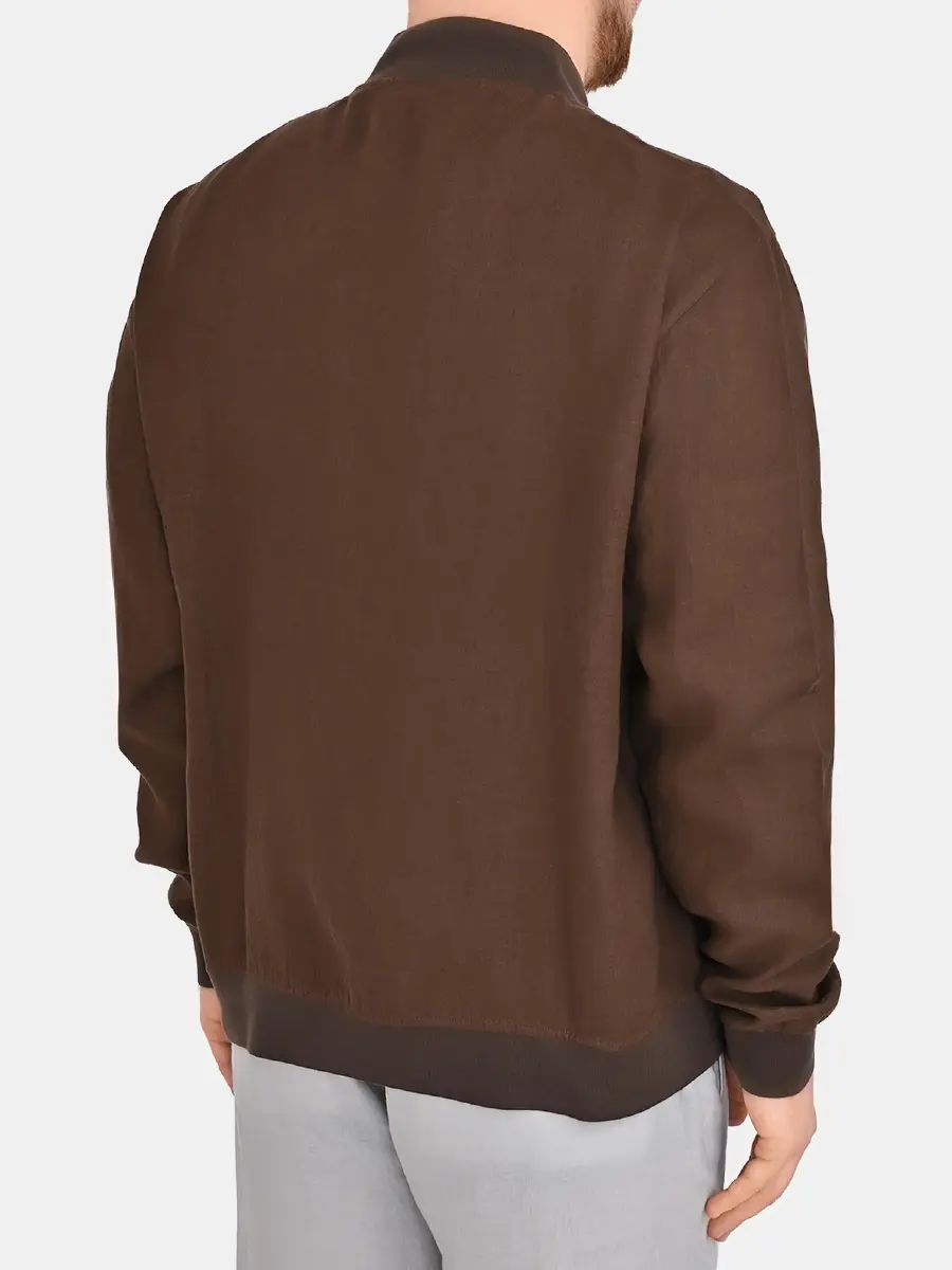 Бомбер льняной