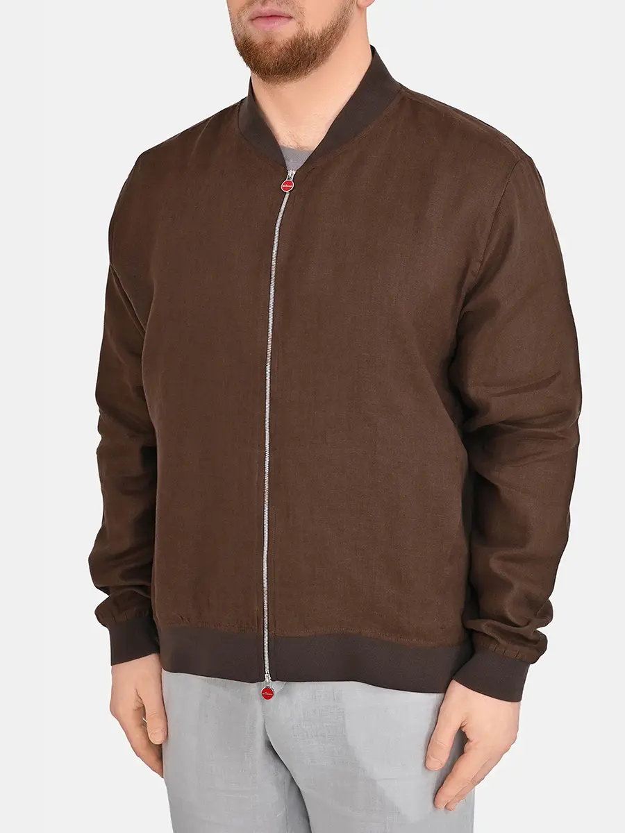 Бомбер льняной