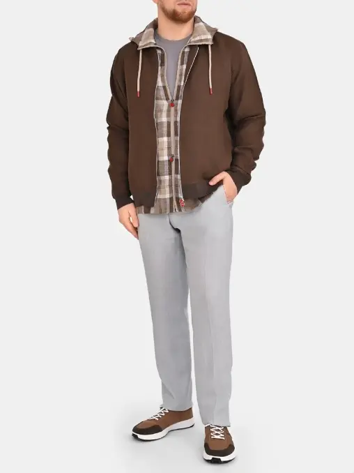 Бомбер льняной KITON