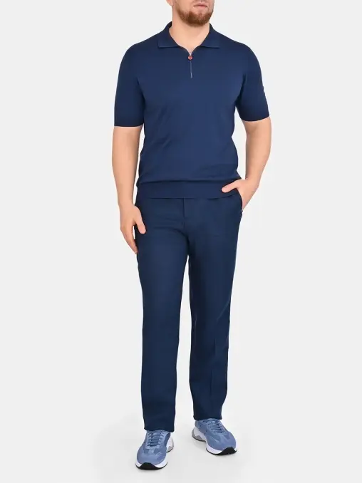 Поло хлопковое KITON