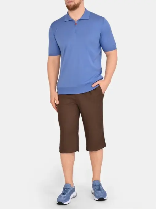 Поло хлопковое KITON