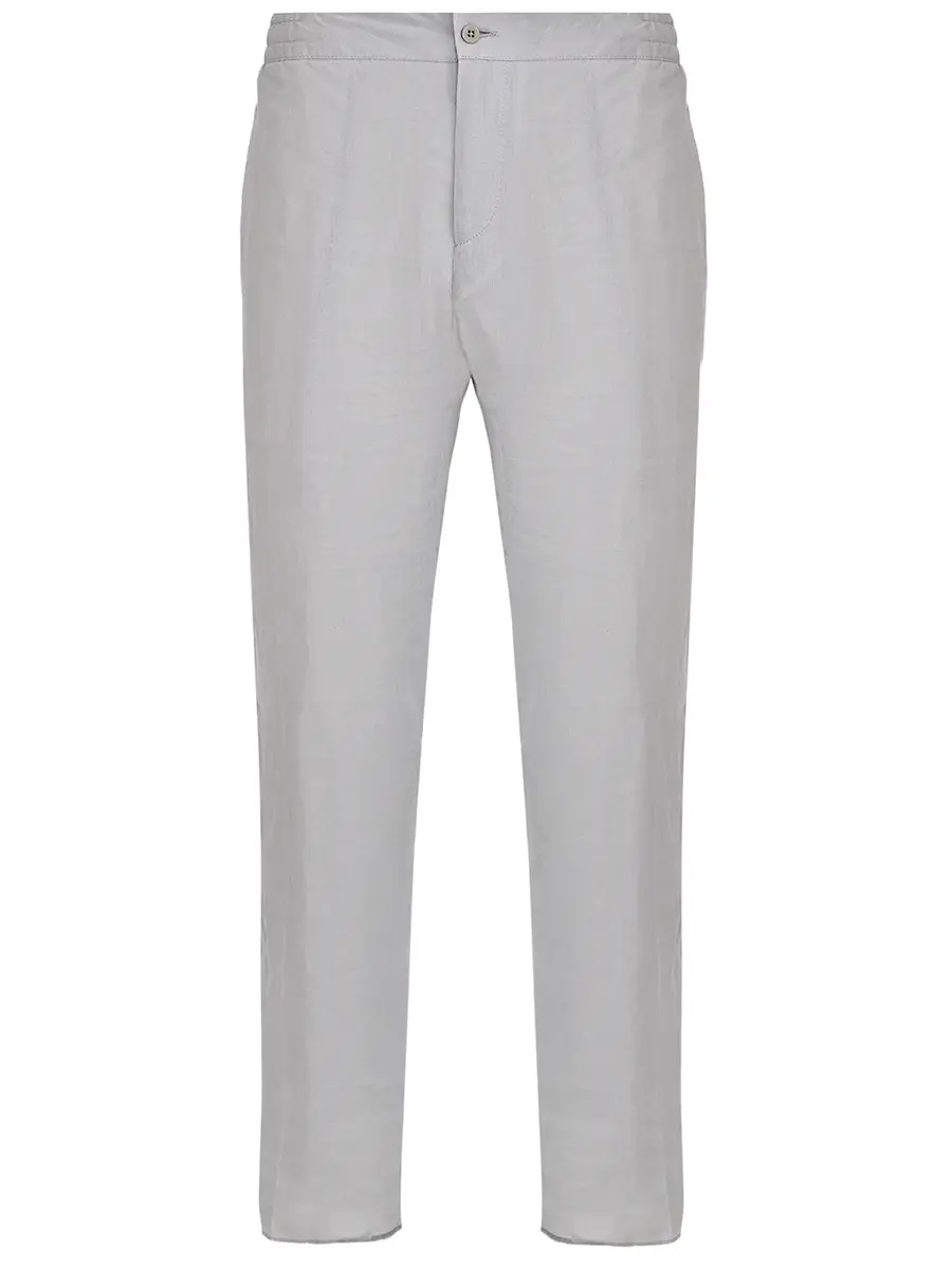 Брюки льняные