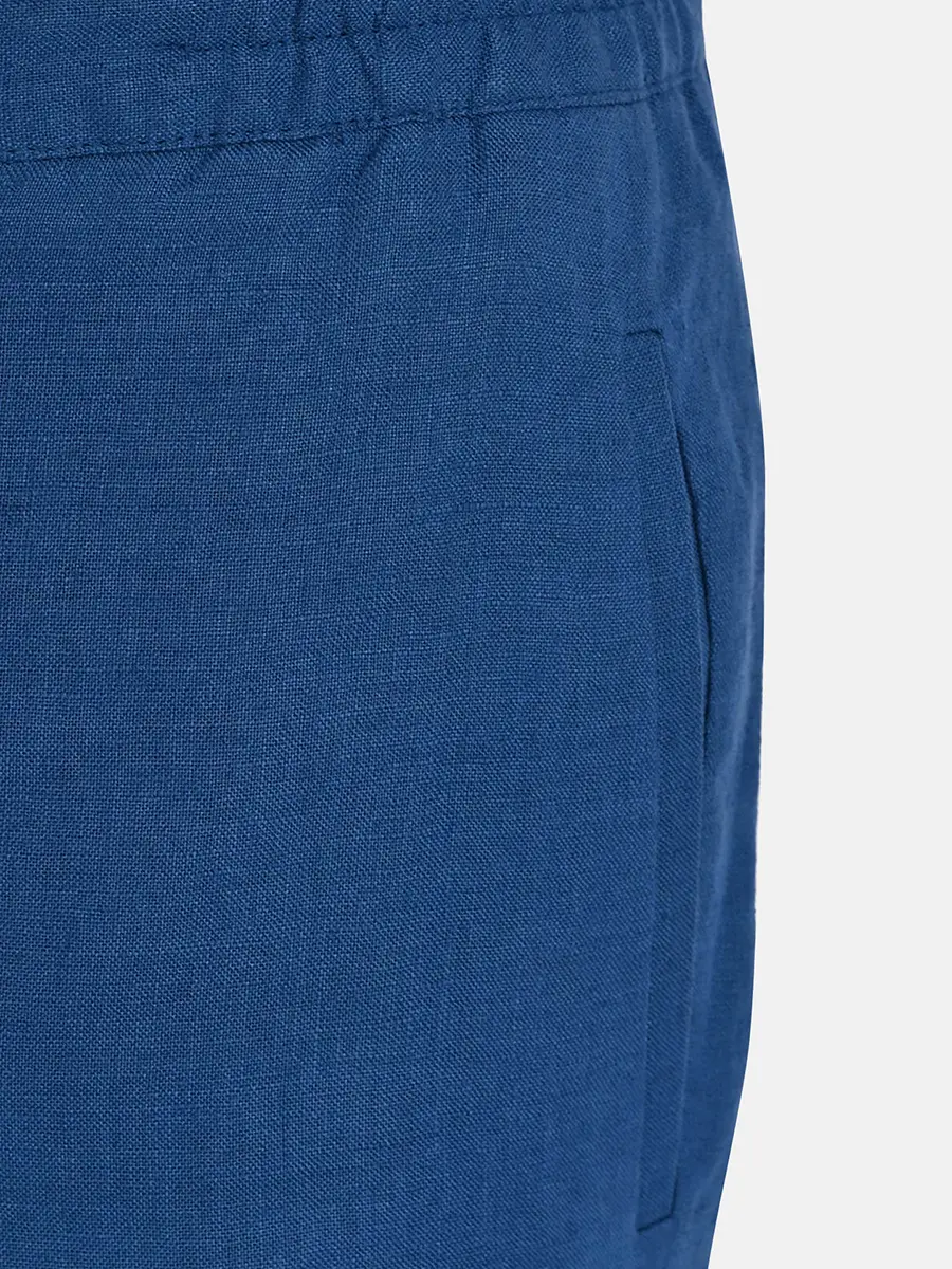 Брюки льняные