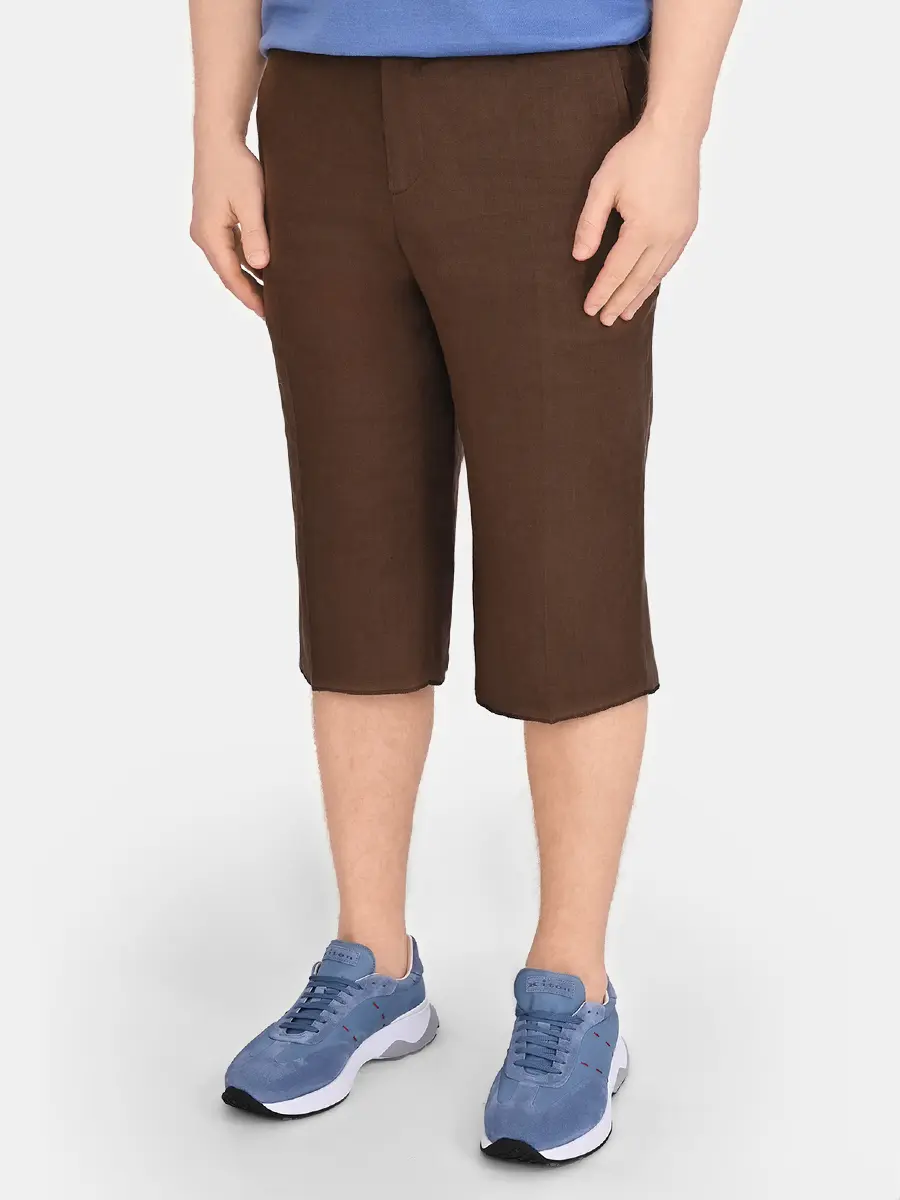 Шорты льняные