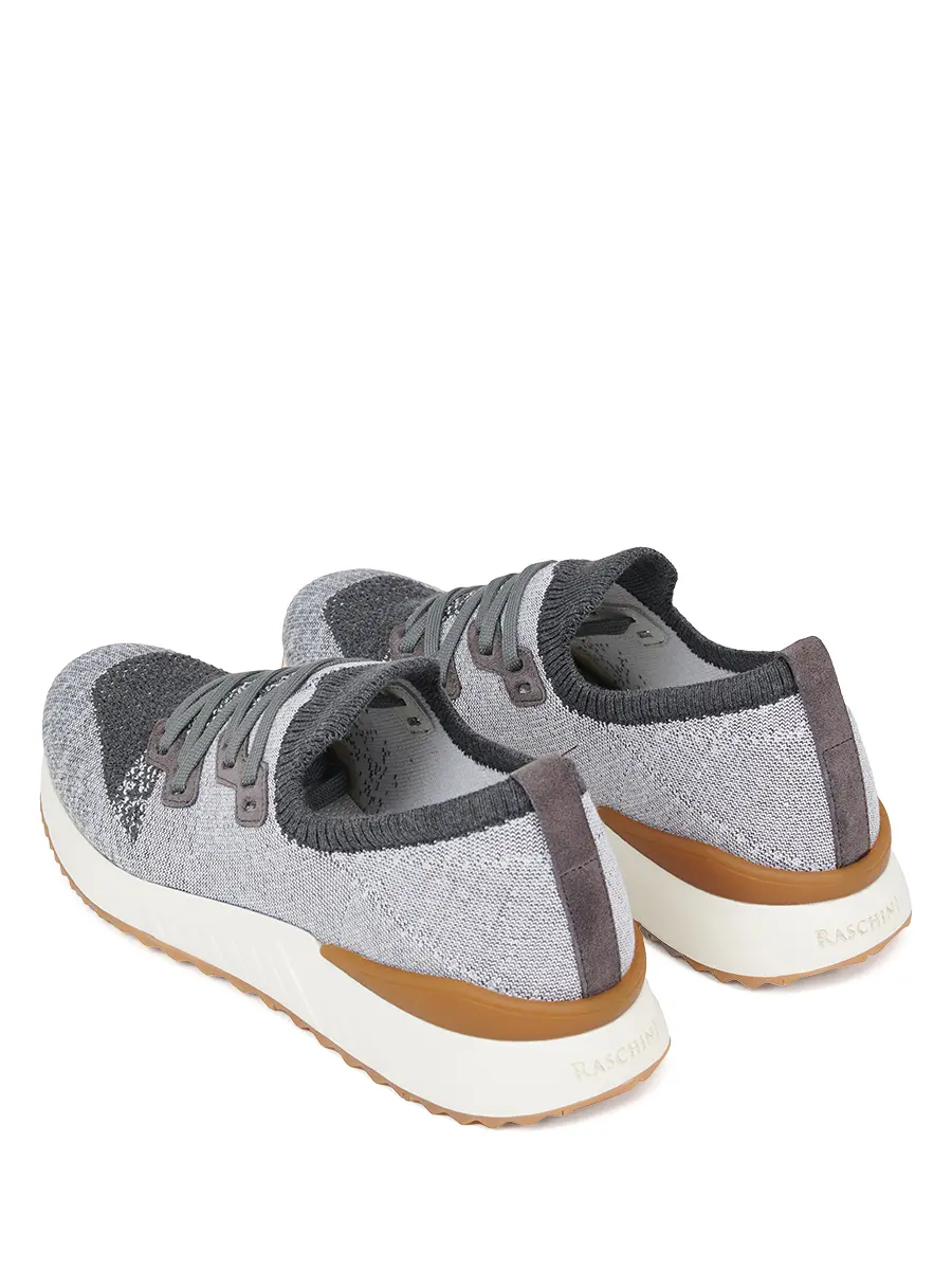 Кроссовки из текстиля и замши