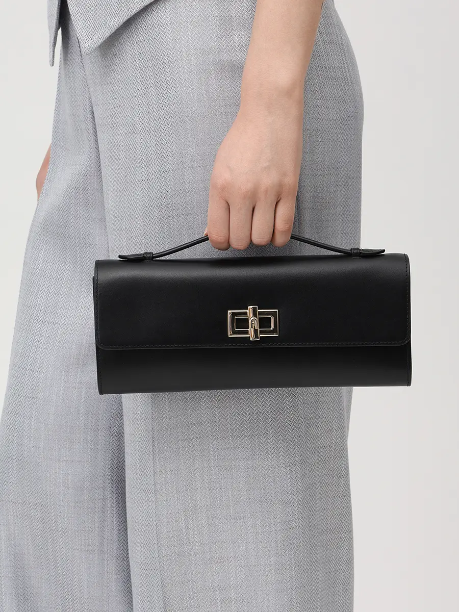 Клатч кожаный